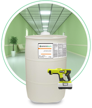 Load image into Gallery viewer, Concrobium 55 Gallon Broad Spectrum Disinfectant Cleaner Pro + FREE Ryobi ONE+ 18V Cordless Handheld Electrostatic Sprayer + Siphon Pump